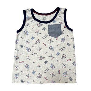 5/$25 OshKosh Baseball Pocket Tank Top Size 5T